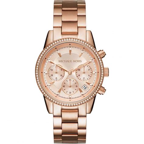 michael kors horloge rose goud sale|michael kors rose gold.